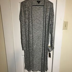 Nwt mossimo long sleeve maxi cardigan medium